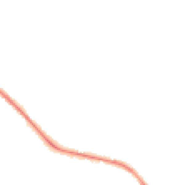 Night-time road noise heatmap for GL52 6YQ