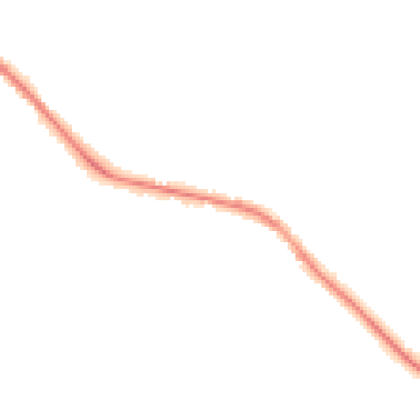 Night-time road noise heatmap for GL52 6YS
