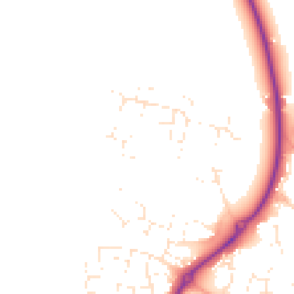 Daytime road noise heatmap for GL52 7AD