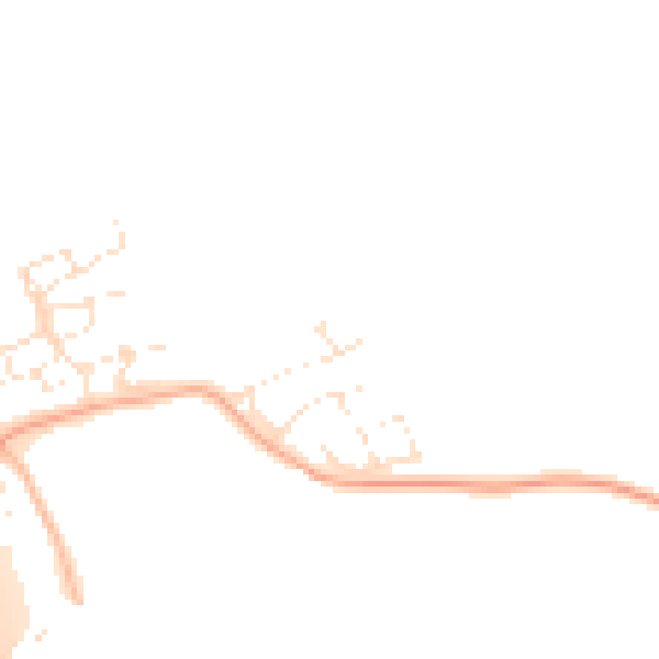 Daytime road noise heatmap for GL52 7RR