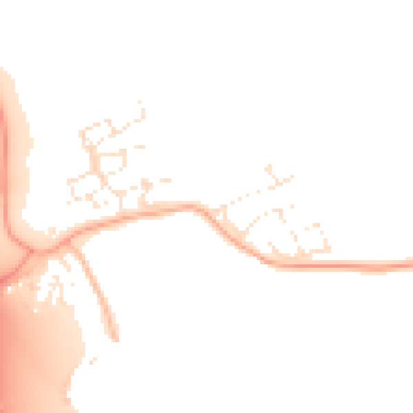 Daytime road noise heatmap for GL52 7RY