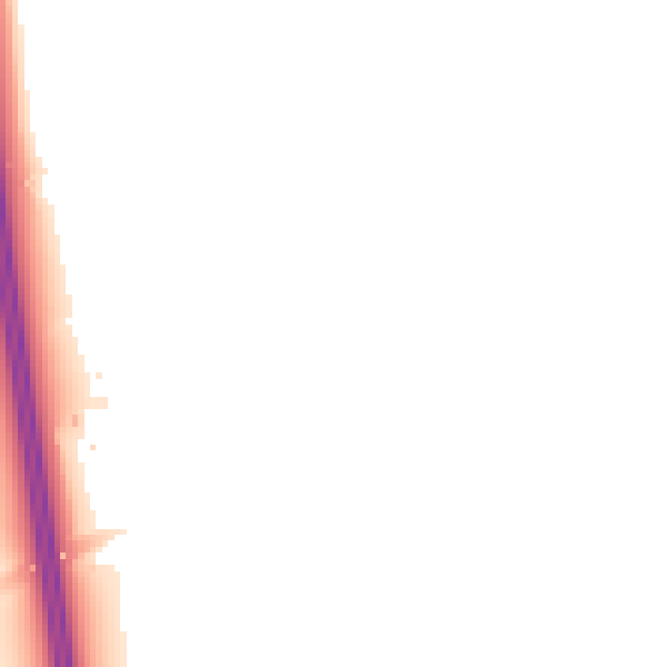 Night-time road noise heatmap for GL52 7SD