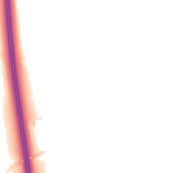 Night-time road noise heatmap for GL52 7SE