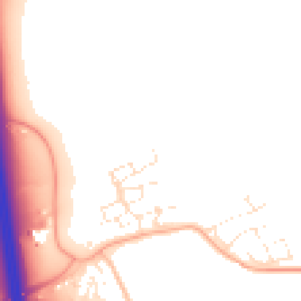 Daytime road noise heatmap for GL52 7SF