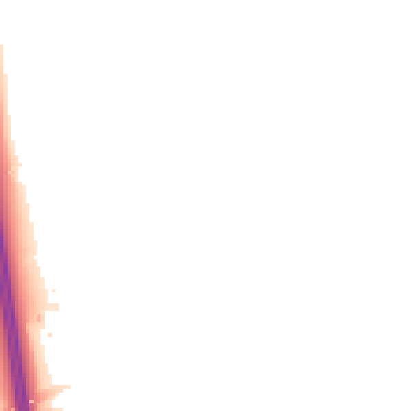 Night-time road noise heatmap for GL52 7SF