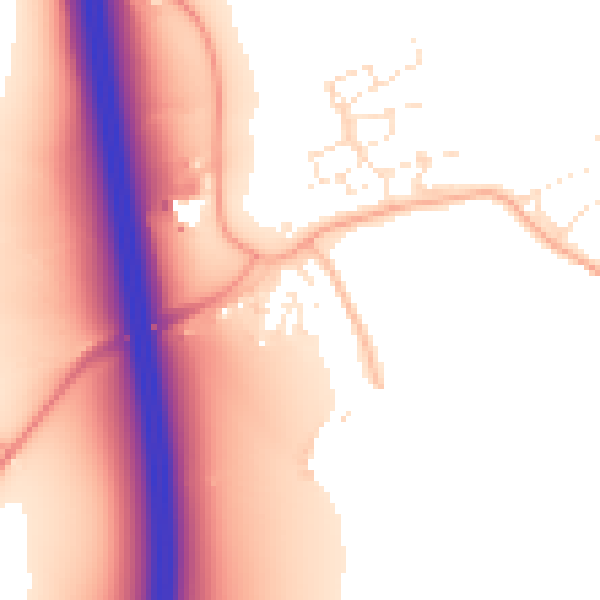 Daytime road noise heatmap for GL52 7SH