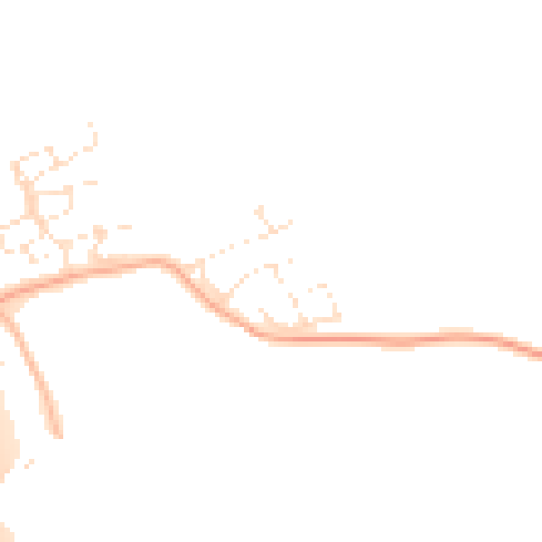 Daytime road noise heatmap for GL52 7SJ