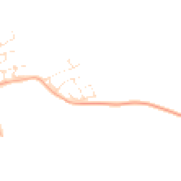 Daytime road noise heatmap for GL52 7SN