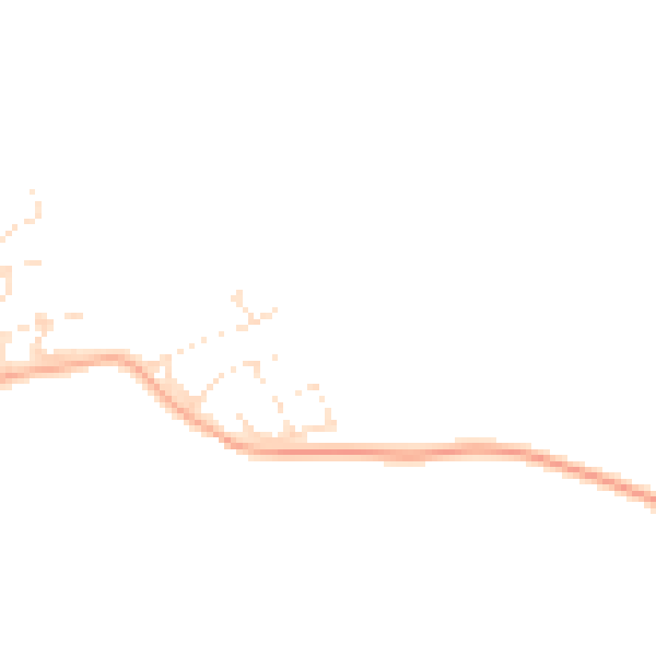 Daytime road noise heatmap for GL52 7SP