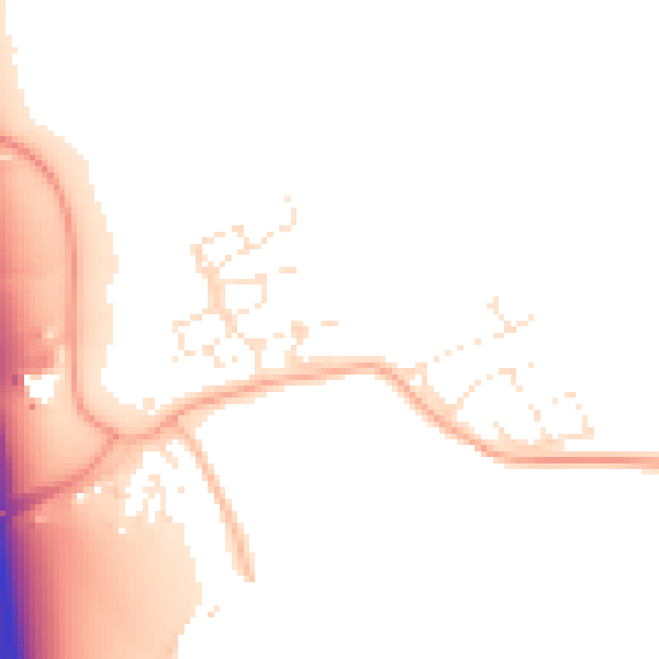 Daytime road noise heatmap for GL52 7SS