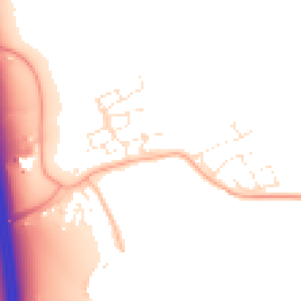Daytime road noise heatmap for GL52 7ST