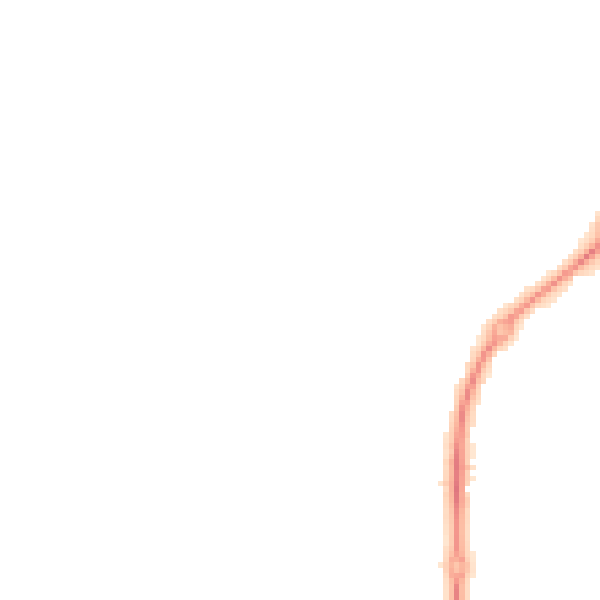 Night-time road noise heatmap for GL52 7WH
