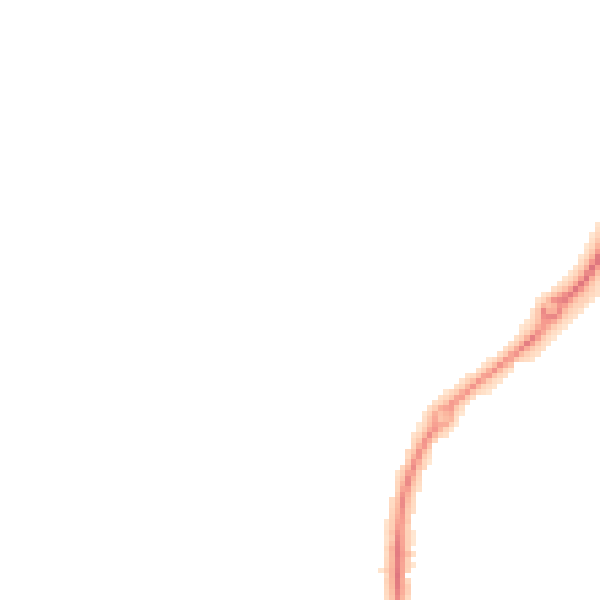 Night-time road noise heatmap for GL52 7ZA