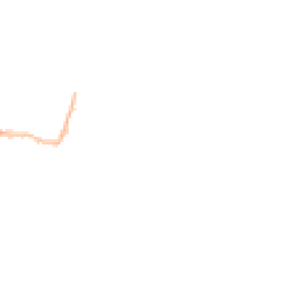 Night-time road noise heatmap for GL52 8LB