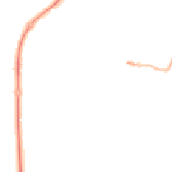 Night-time road noise heatmap for GL52 8TN