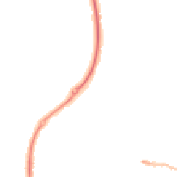 Night-time road noise heatmap for GL52 8XS
