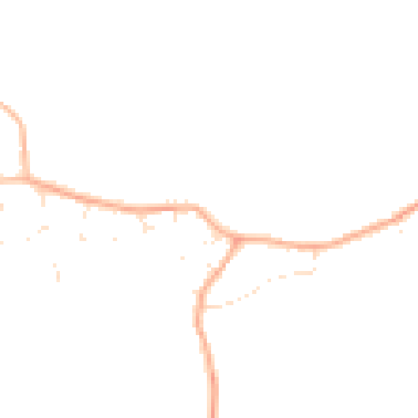 Daytime road noise heatmap for GL52 9ER