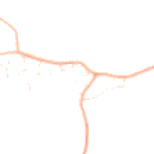 Daytime road noise heatmap for GL52 9ES