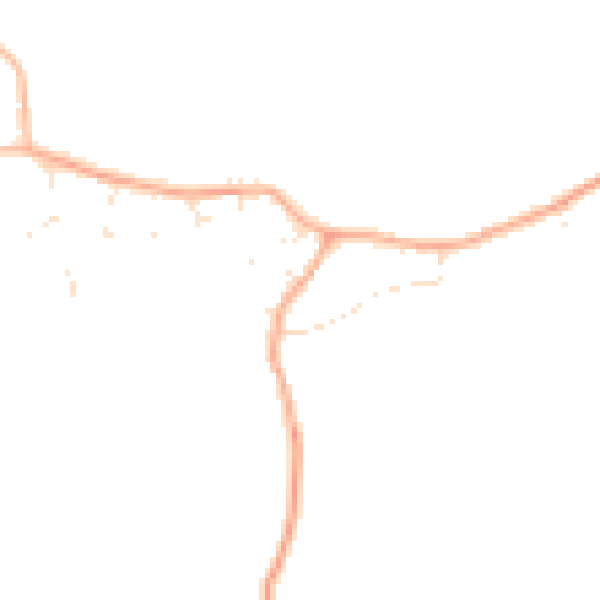 Daytime road noise heatmap for GL52 9EW