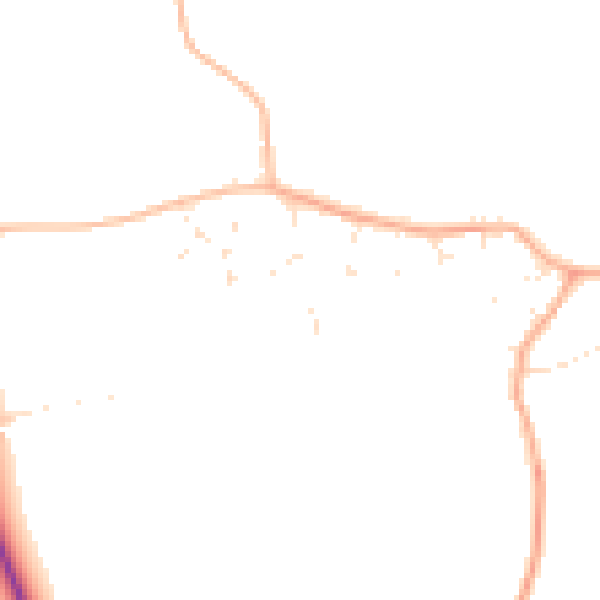 Daytime road noise heatmap for GL52 9EZ