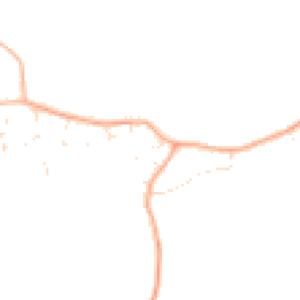 Daytime road noise heatmap for GL52 9FB