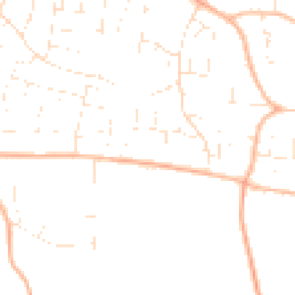 Daytime road noise heatmap for GL52 9FT