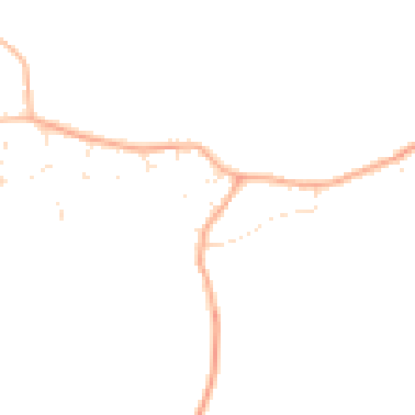 Daytime road noise heatmap for GL52 9HE