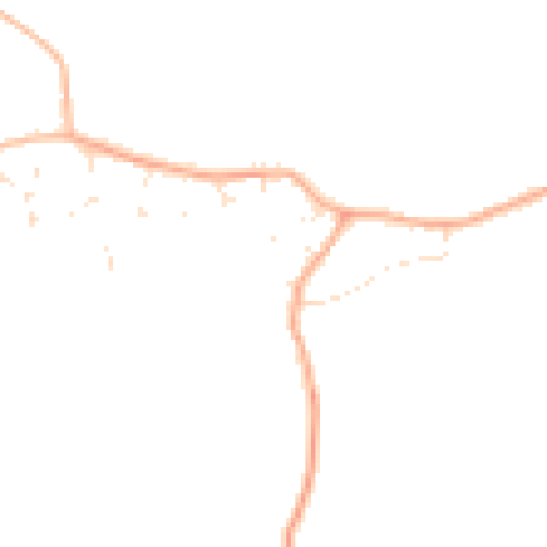 Daytime road noise heatmap for GL52 9HF
