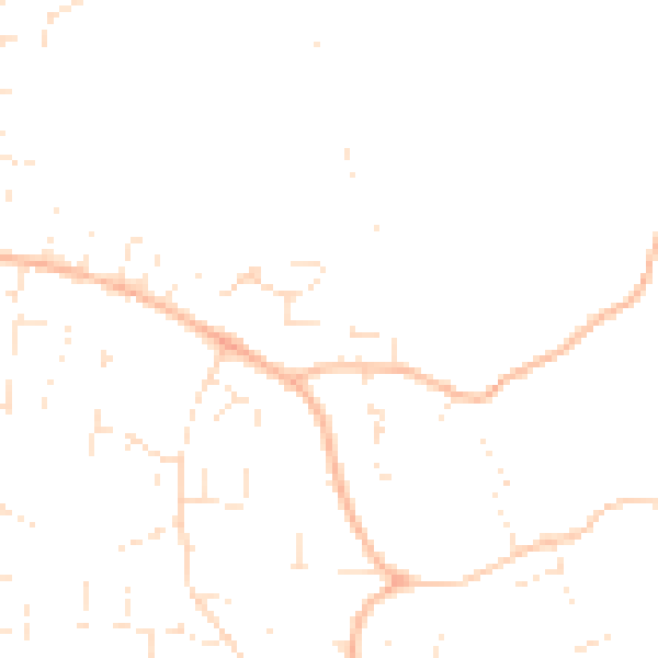 Daytime road noise heatmap for GL52 9HL