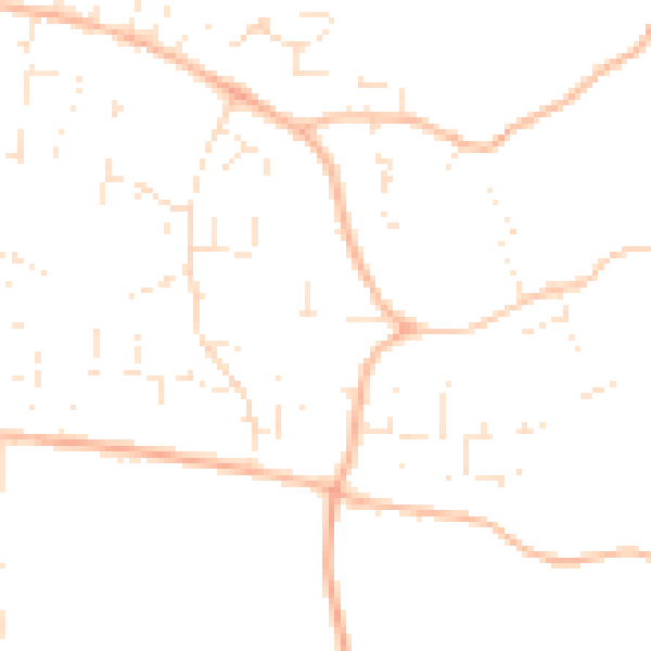Daytime road noise heatmap for GL52 9HT