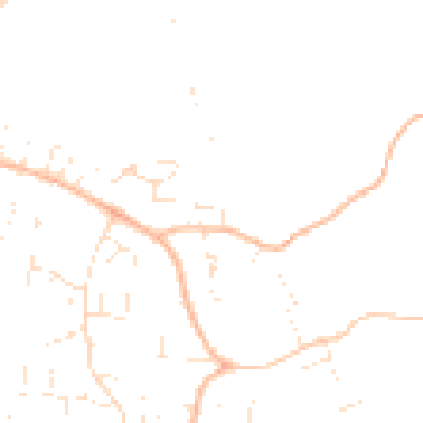 Daytime road noise heatmap for GL52 9HY