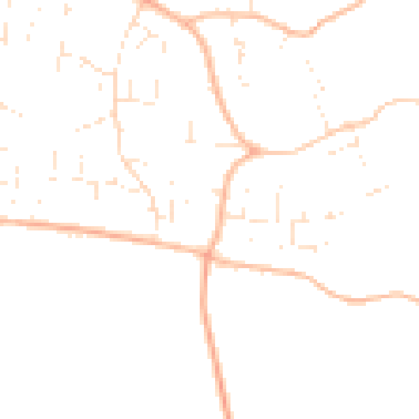 Daytime road noise heatmap for GL52 9PX