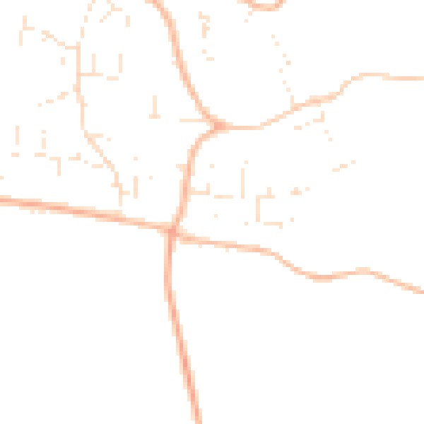 Daytime road noise heatmap for GL52 9PZ