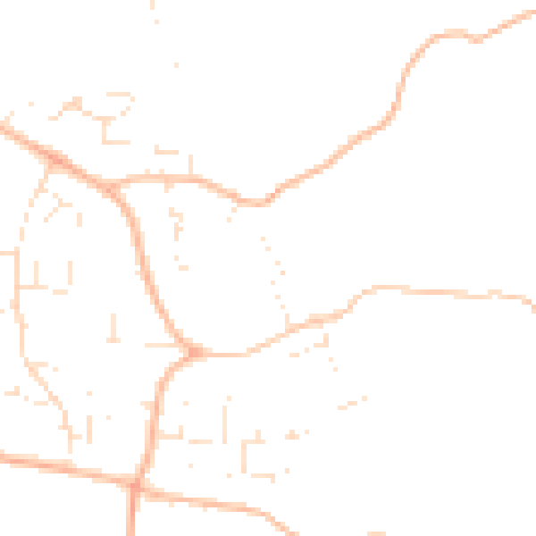 Daytime road noise heatmap for GL52 9QD