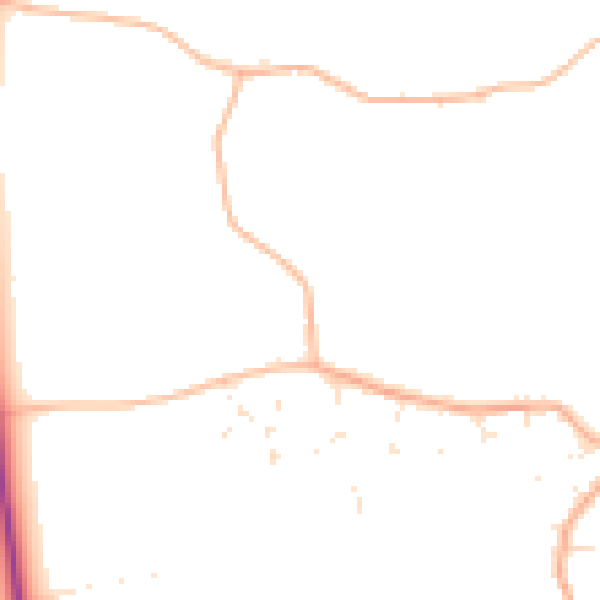 Daytime road noise heatmap for GL52 9RF