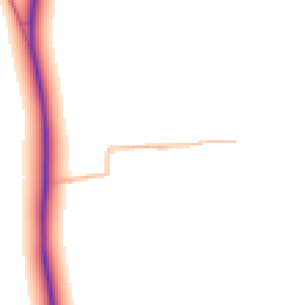 Daytime road noise heatmap for GL52 9SE