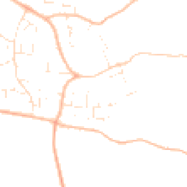 Daytime road noise heatmap for GL52 9TX
