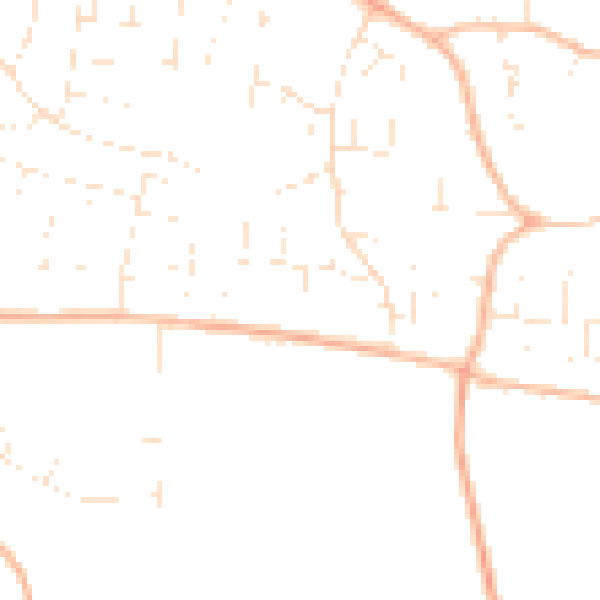 Daytime road noise heatmap for GL52 9XA