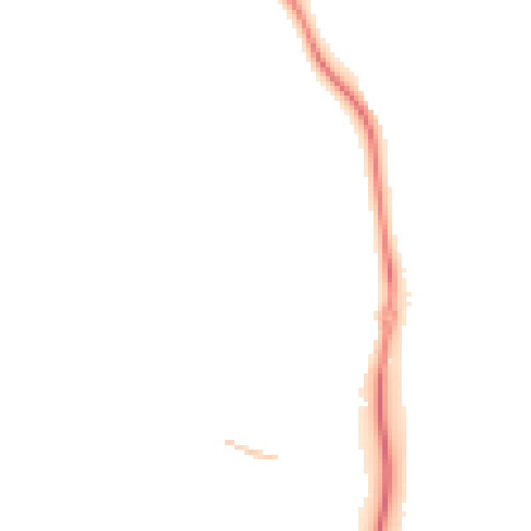 Night-time road noise heatmap for GU1 1DJ