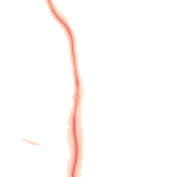 Night-time road noise heatmap for GU1 1RA