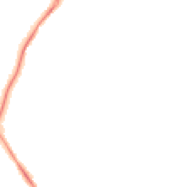Night-time road noise heatmap for GU1 2LL