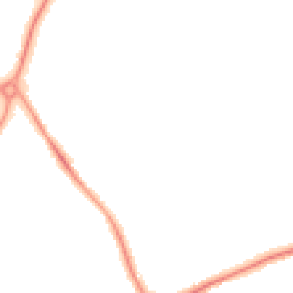 Night-time road noise heatmap for GU1 2PQ