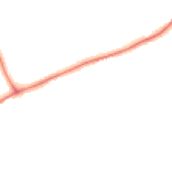 Night-time road noise heatmap for GU1 2QJ