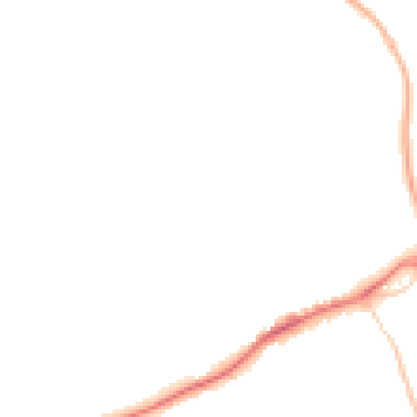 Night-time road noise heatmap for GU1 2SW