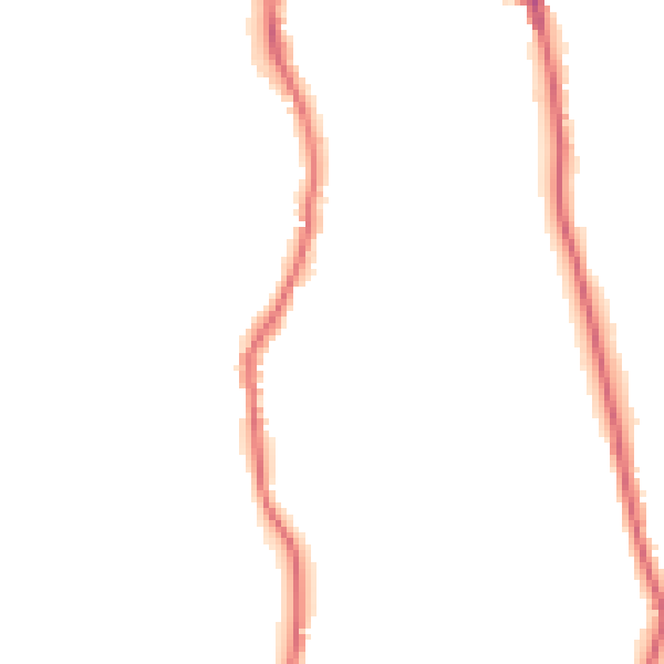 Night-time road noise heatmap for GU2 4AA
