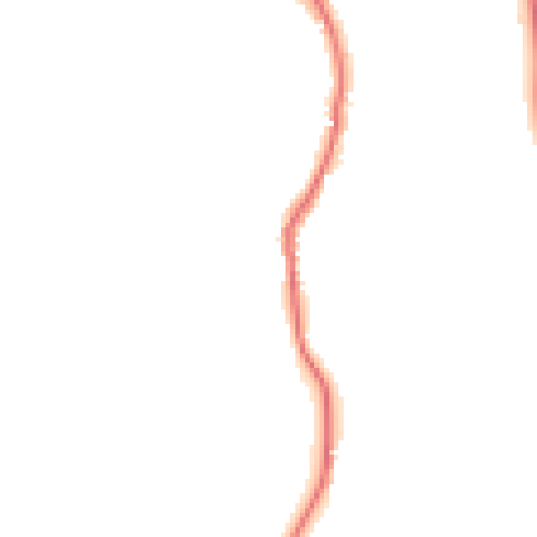 Night-time road noise heatmap for GU2 4AE