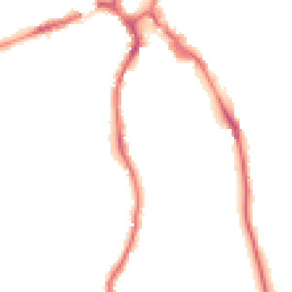 Night-time road noise heatmap for GU2 4DE