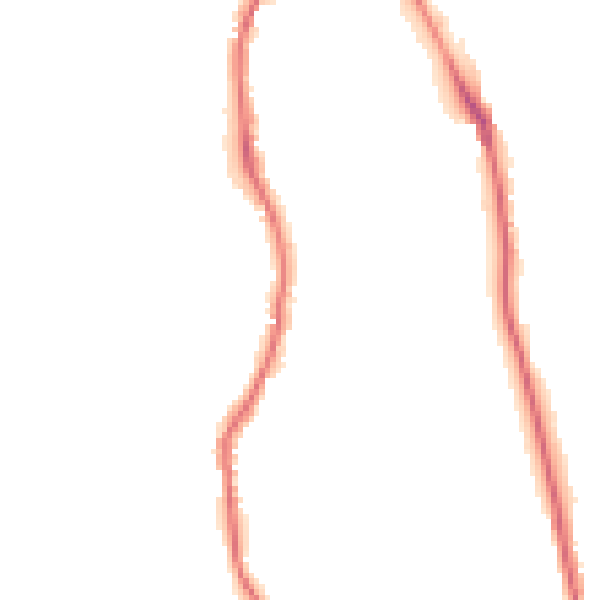 Night-time road noise heatmap for GU2 4DP