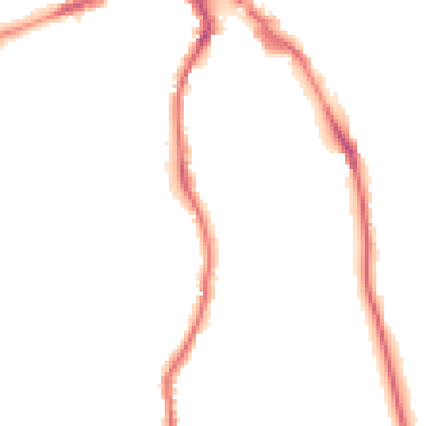 Night-time road noise heatmap for GU2 4DQ