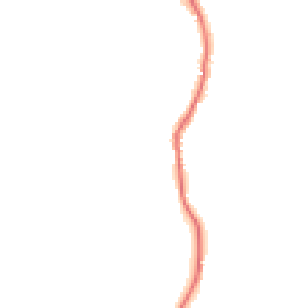 Night-time road noise heatmap for GU2 4DW